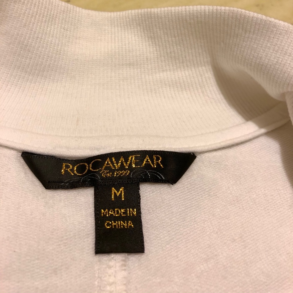 New Rocawear Logo Embellished Bomber Jacket - Picture 11 of 12